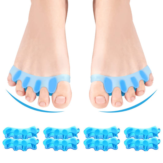 Silicone Toe Separators Set – 8-Piece Bunion Correctors