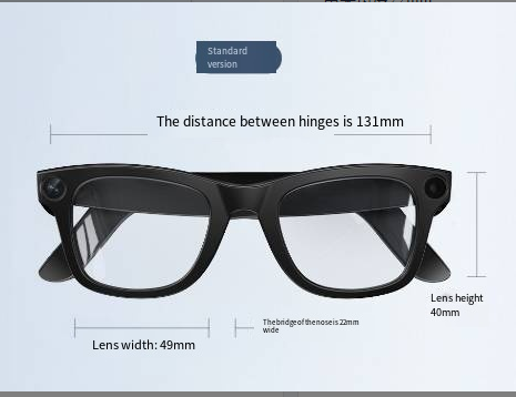 AI Smart Camera Glasses With HD Video & Voice Control