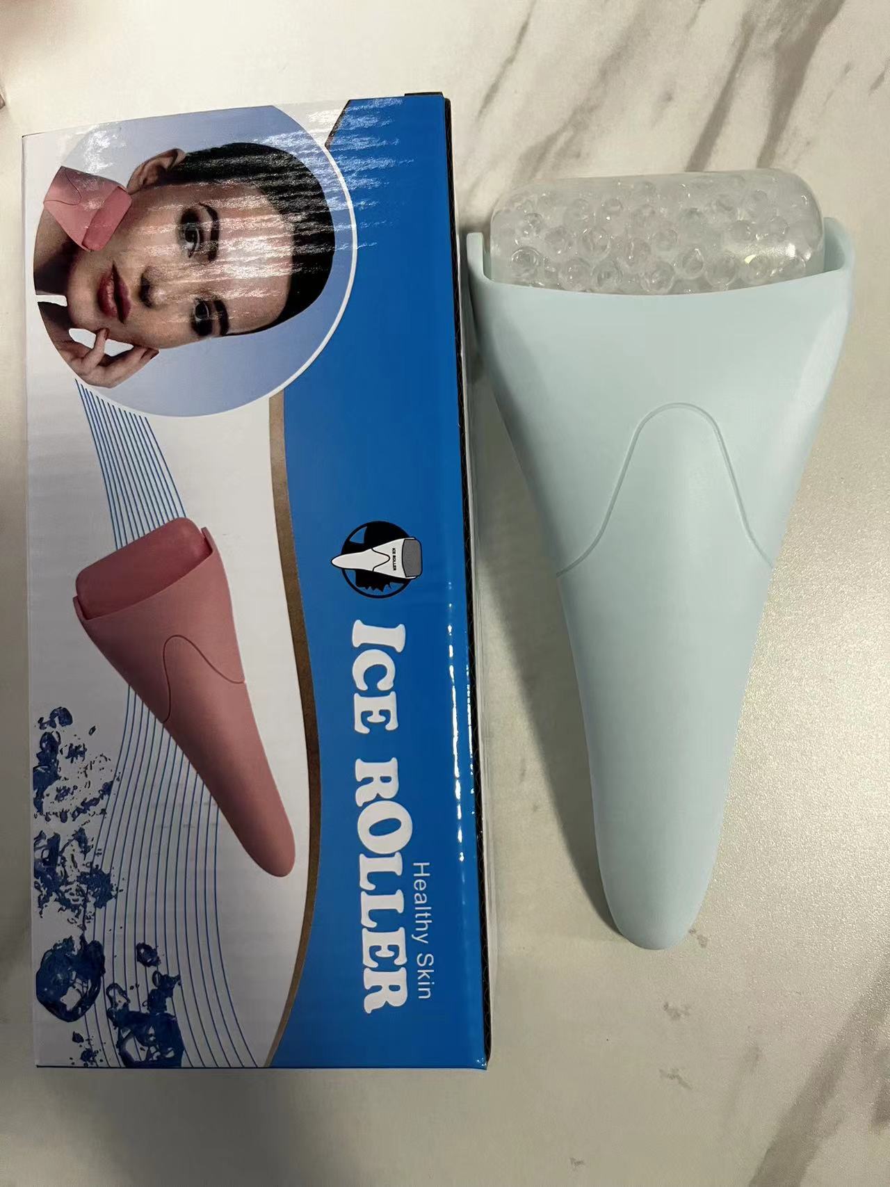 Cold Therapy Ice Roller Facial Massager