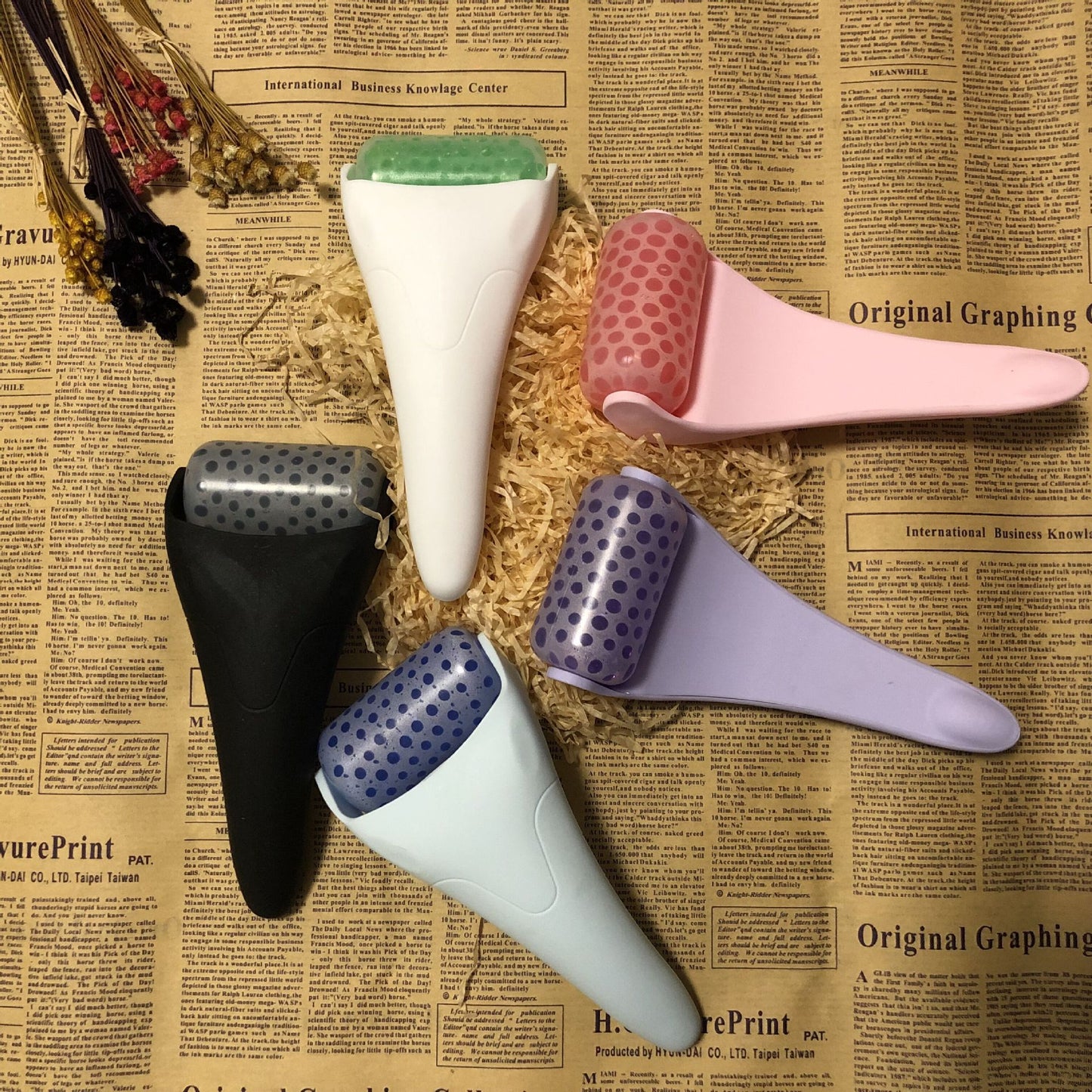 Cold Therapy Ice Roller Facial Massager