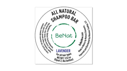 All-Natural Solid Shampoo Bar – Plastic-Free Hair Care