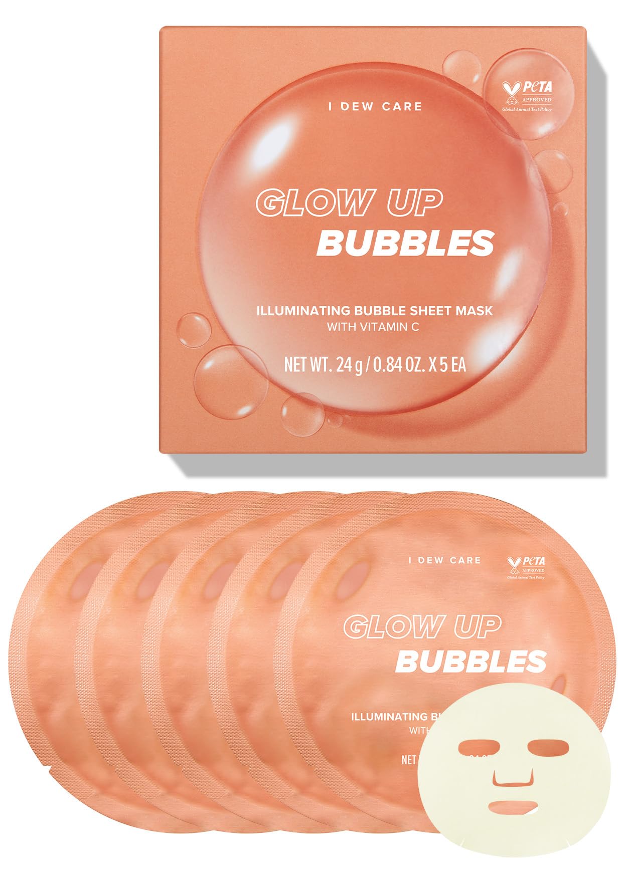 Vitamin Bubble Sheet Mask Pack – Brightening & Hydrating