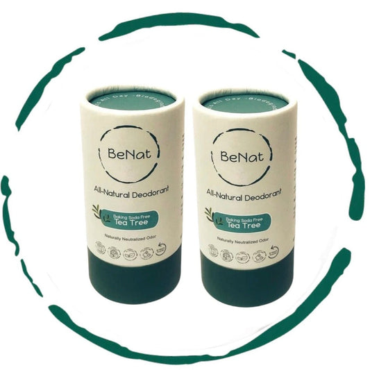 Natural Plastic-Free Deodorant Duo – Aluminum-Free