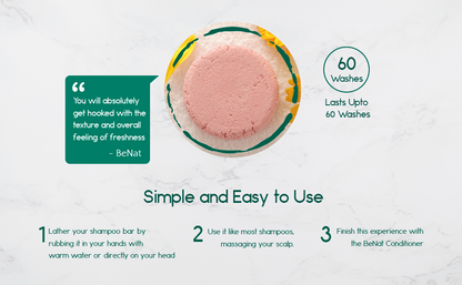 All-Natural Solid Shampoo Bar – Plastic-Free Hair Care