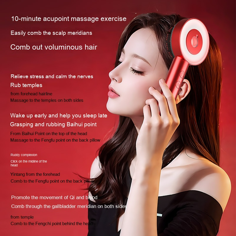 Scalp Massage Comb Brush – Relaxing Hair Care Tool