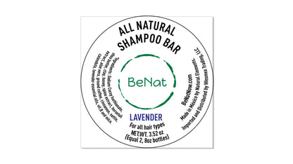 All-Natural Solid Shampoo Bar – Plastic-Free Hair Care