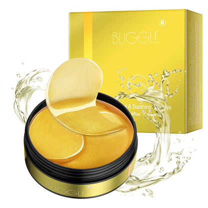 24K Gold Under Eye Mask With Hyaluronic Acid Patches