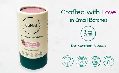 Natural Plastic-Free Deodorant Duo – Aluminum-Free